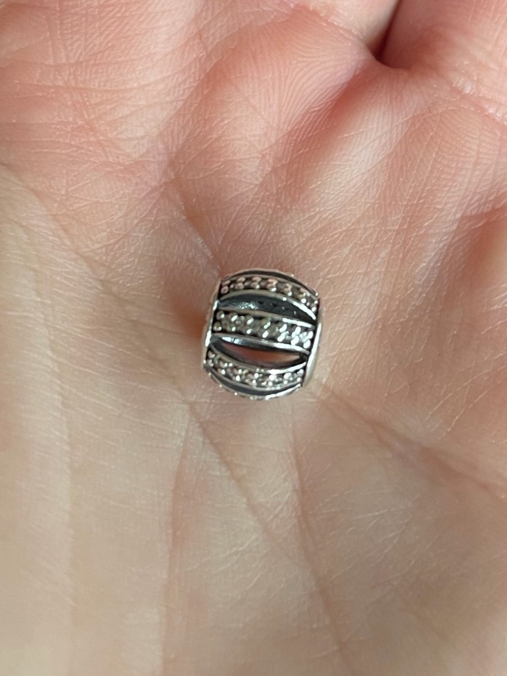Pandora Striped Charm